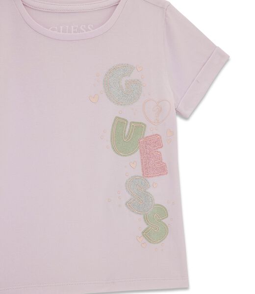 guess high low ss t shirt