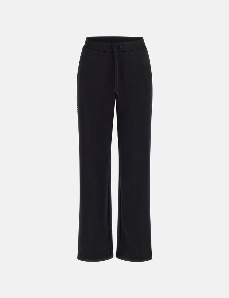 Wide-leg palazzo sweatpants