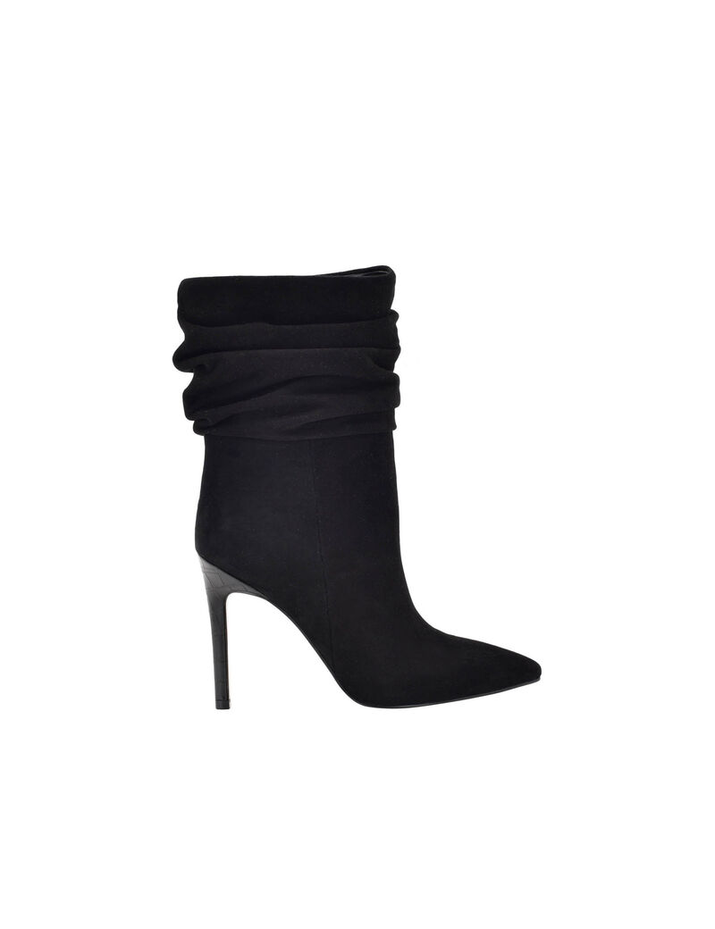 Slouchy Stiletto-Heeled  Boots