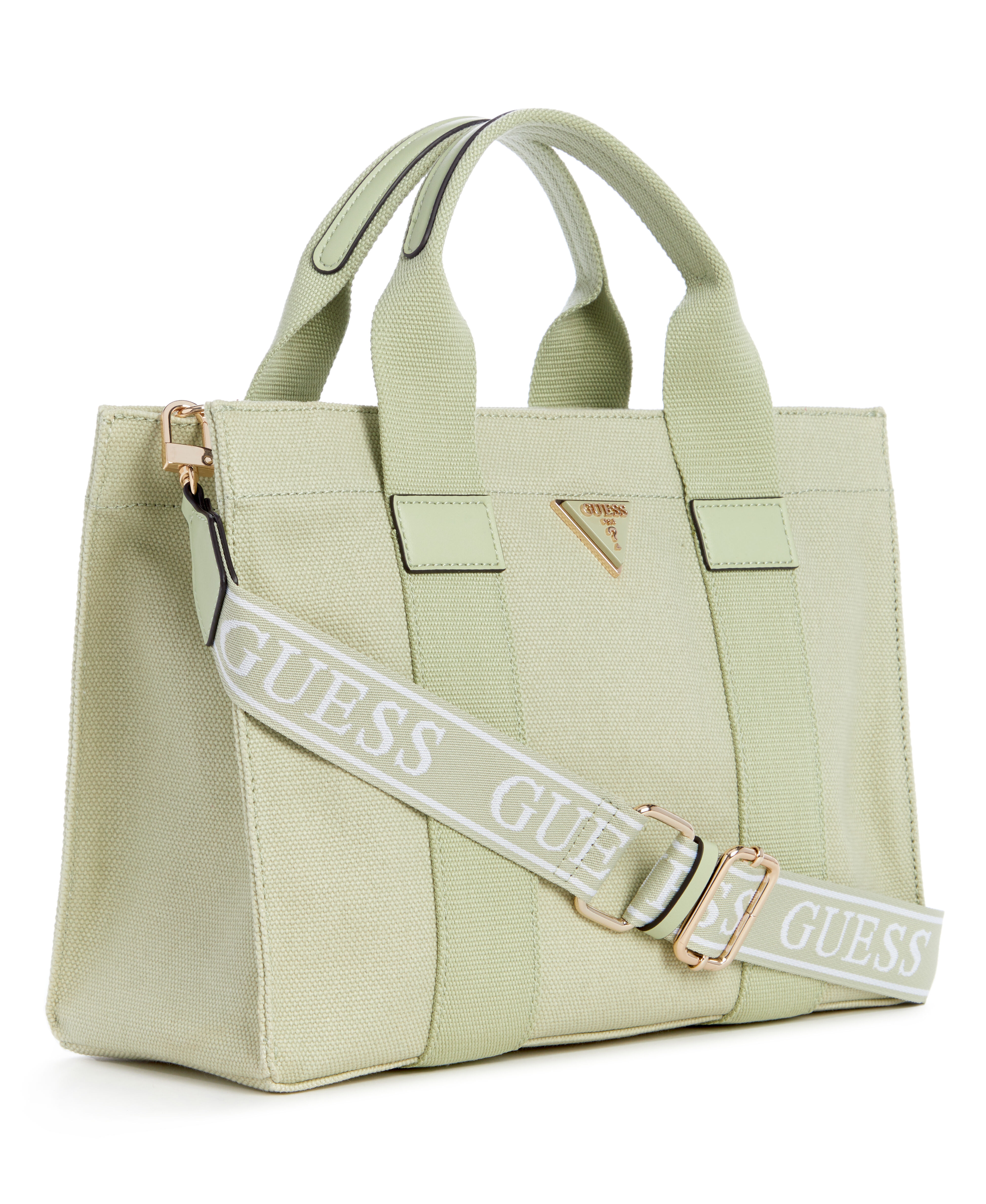 Guess canvas tote outlet