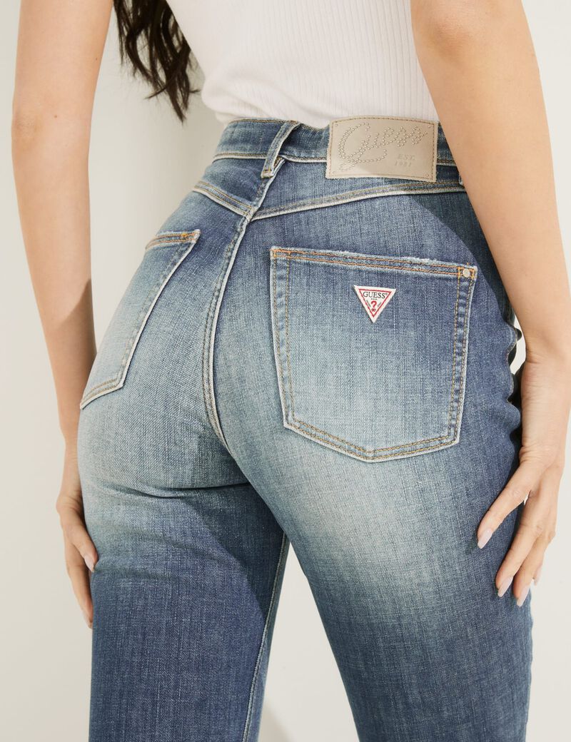 Fit And Flare Denim Pant