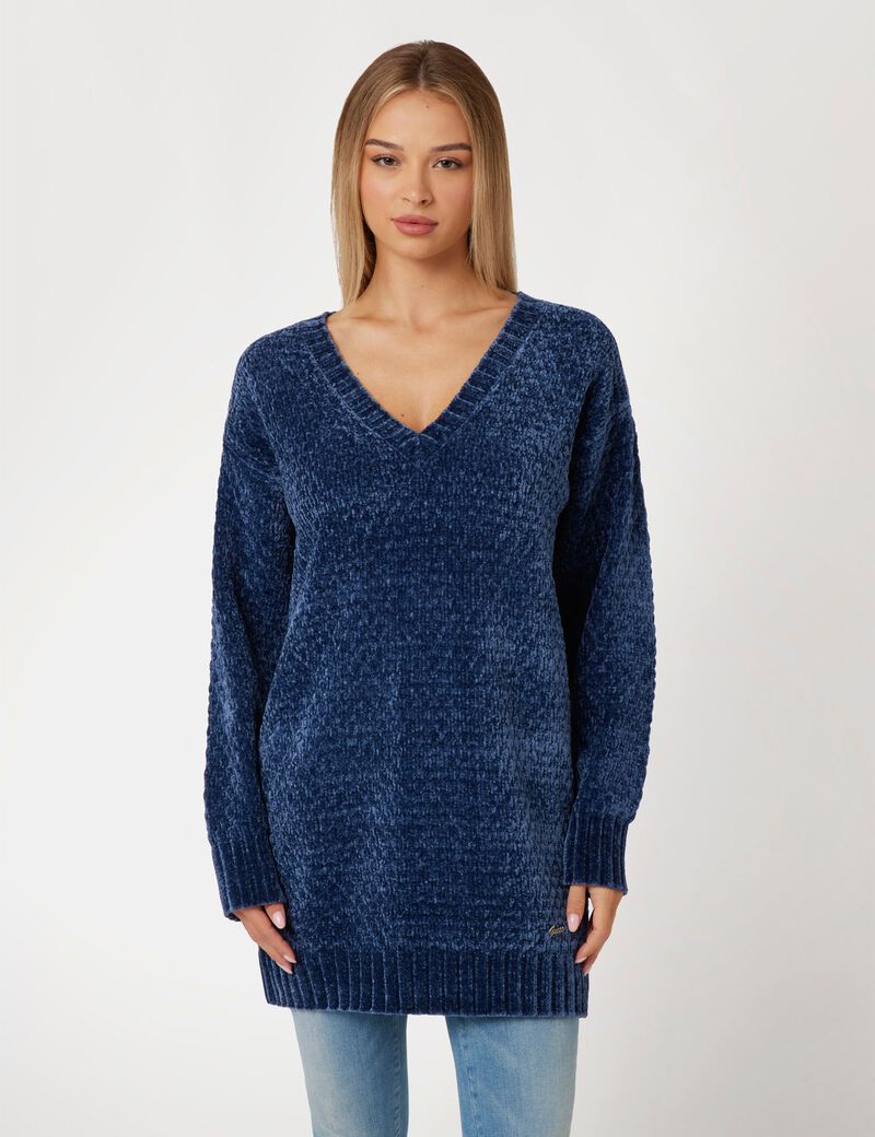 Chenille relaxed fit sweater