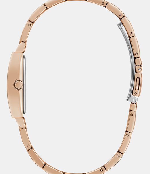 Analogue watch with crystal appliqué