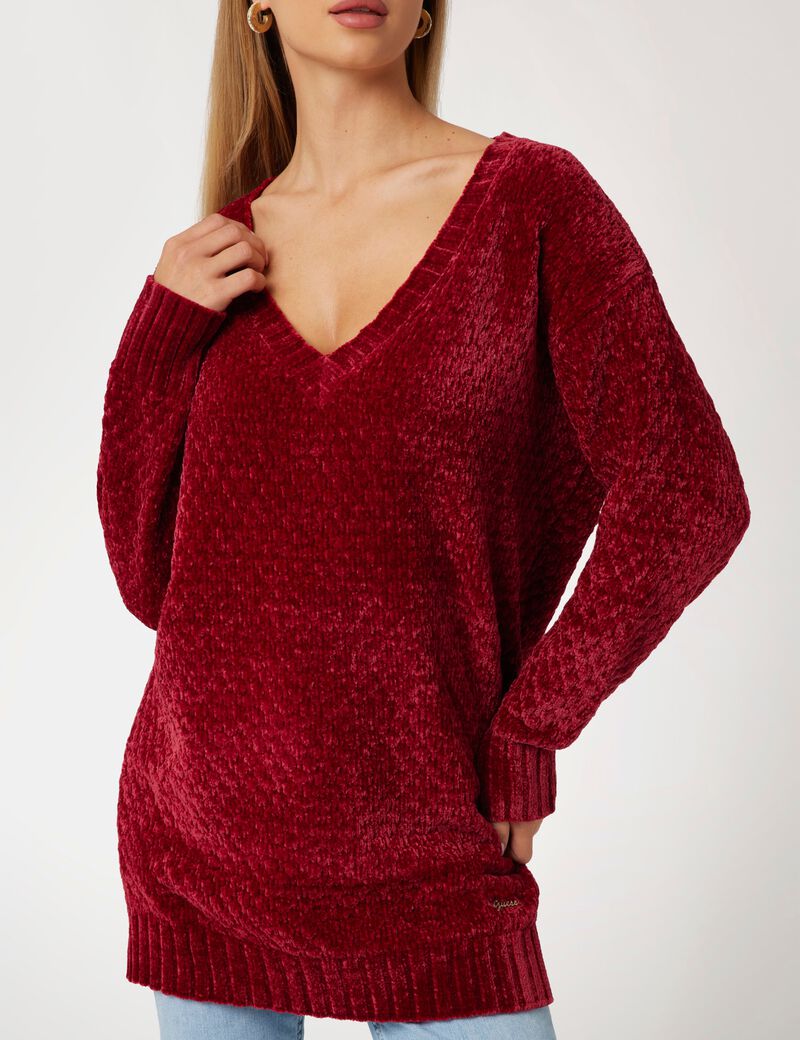 Chenille relaxed fit sweater