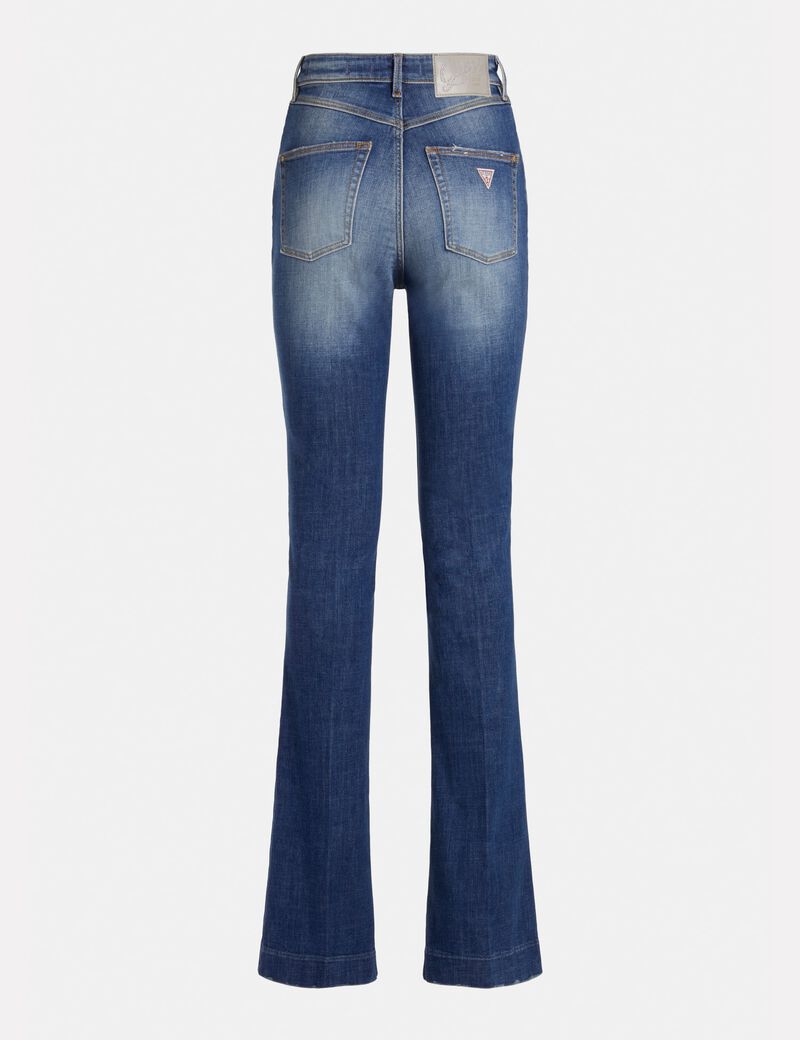 Fit And Flare Denim Pant