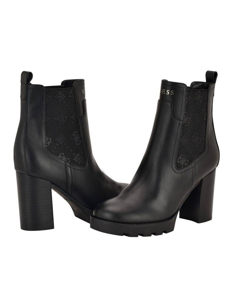 Nealle black slide boots