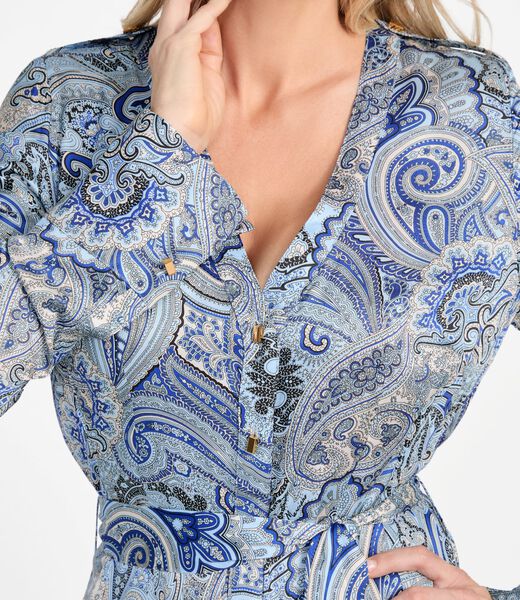 Marciano long paisley dress