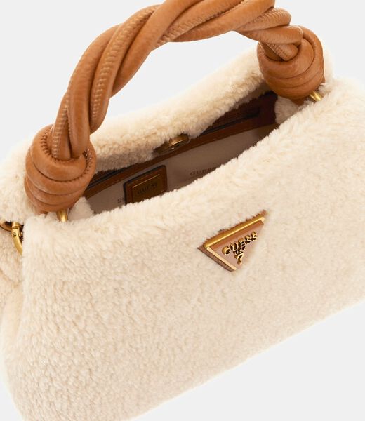 Shaida faux fur mini handbag