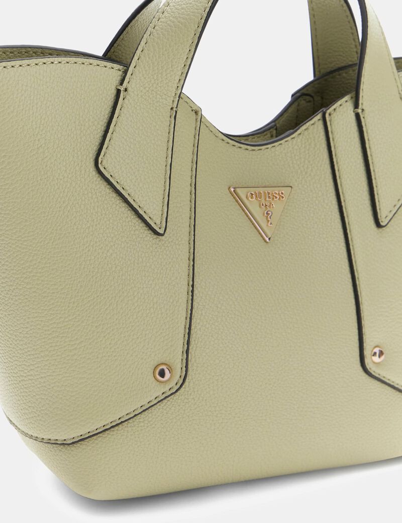 guess darcy logo mini handbag