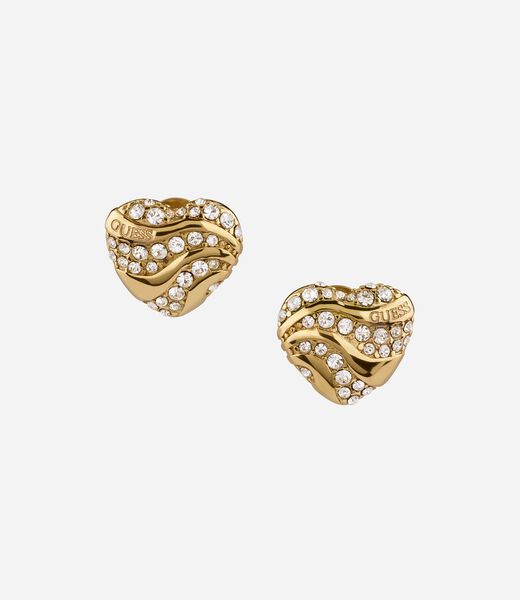 13mm Heart Waves Studs