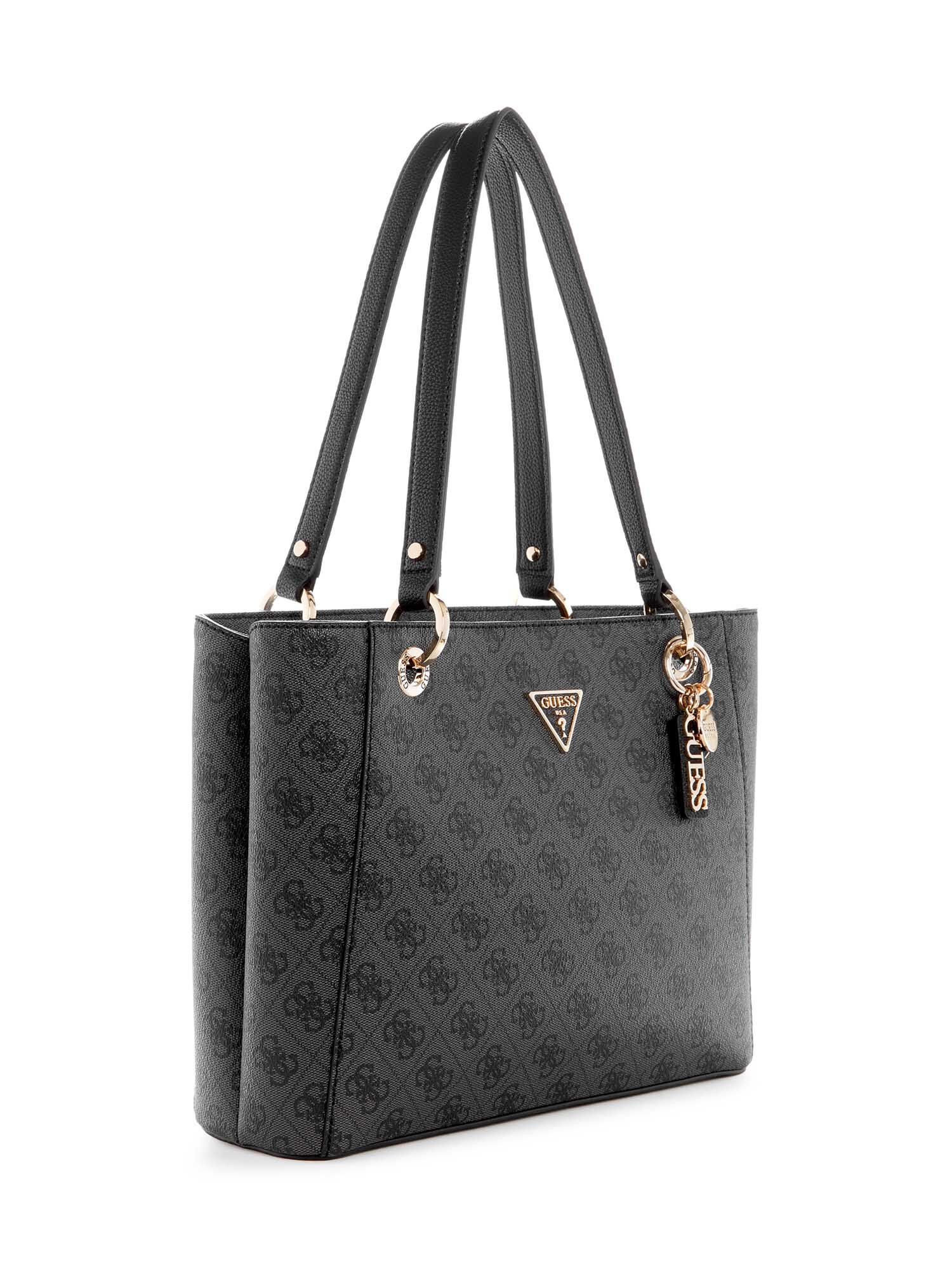 GUESS Noelle Small Tote – Elegante Kleine Tragetasche Mit Logo-Detail, 2 Fächern Und Verstellbarer Schulterriemen