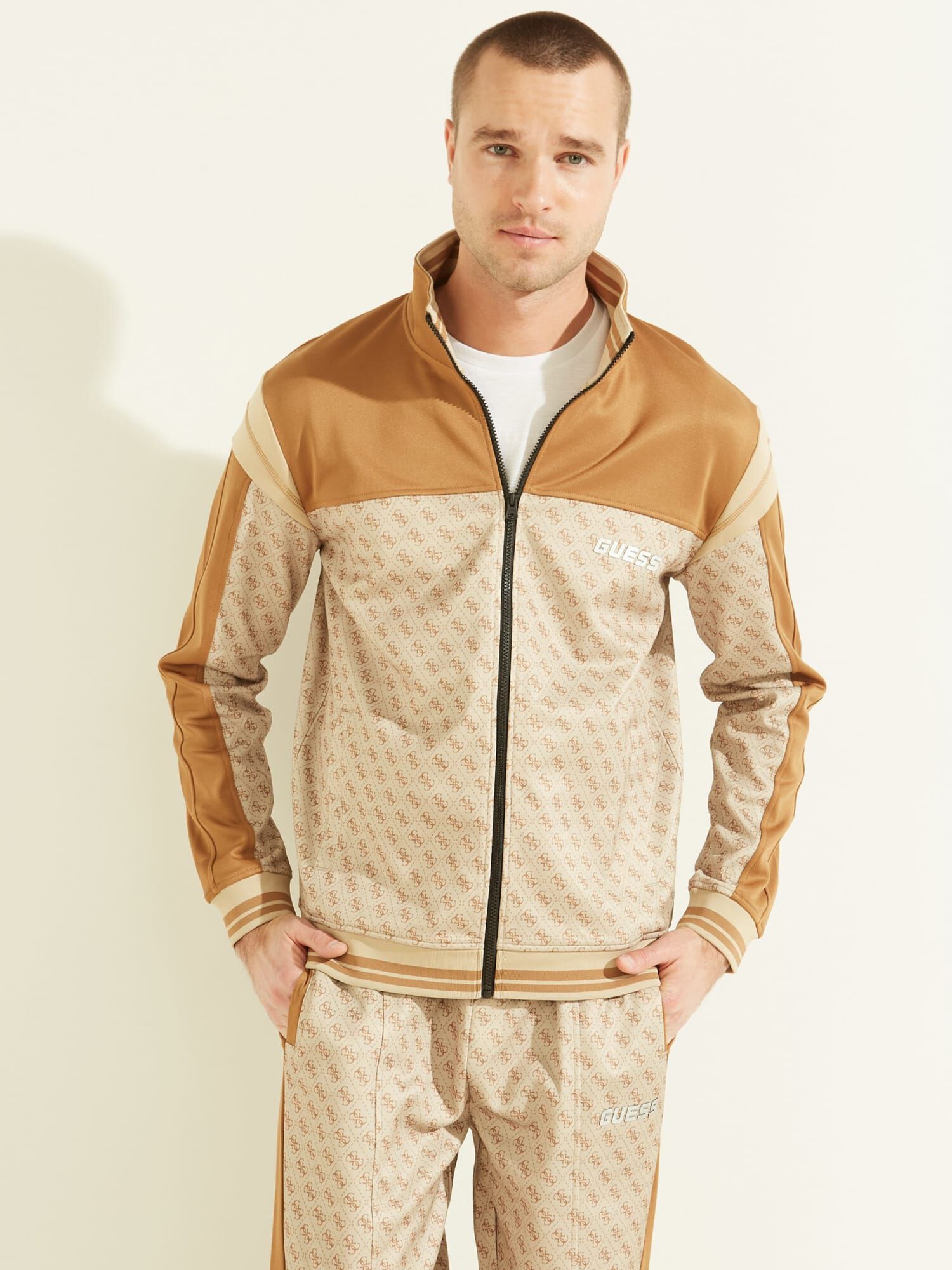 Shop GUESS Online Full Zip Sweatshirt