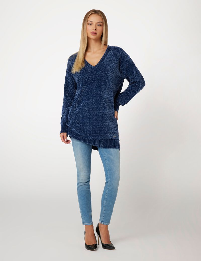 Chenille relaxed fit sweater