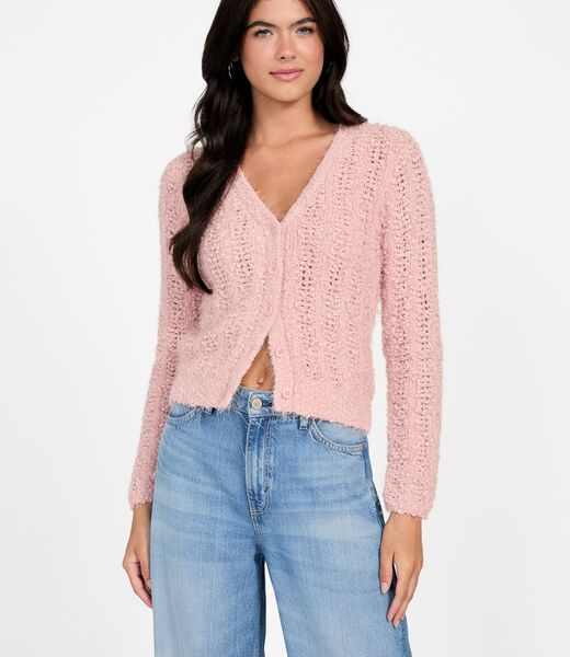 Open-knit cardigan