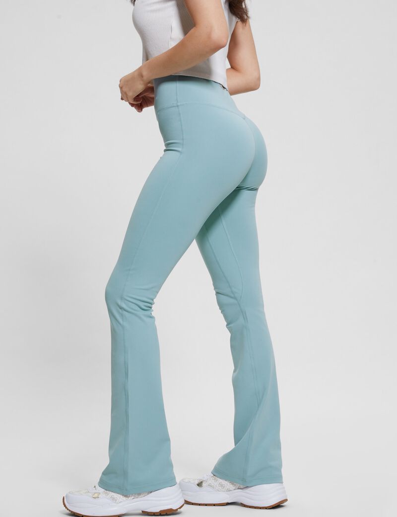 High rise flare legging
