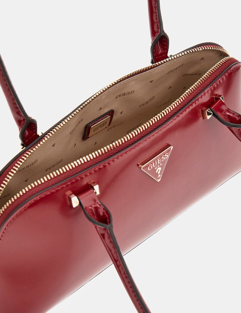 Arnela patent shoulder bag