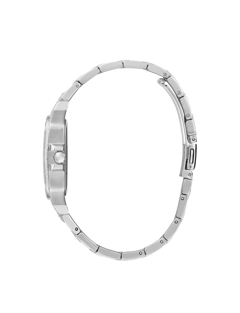 Silver Square Multifunction Watch