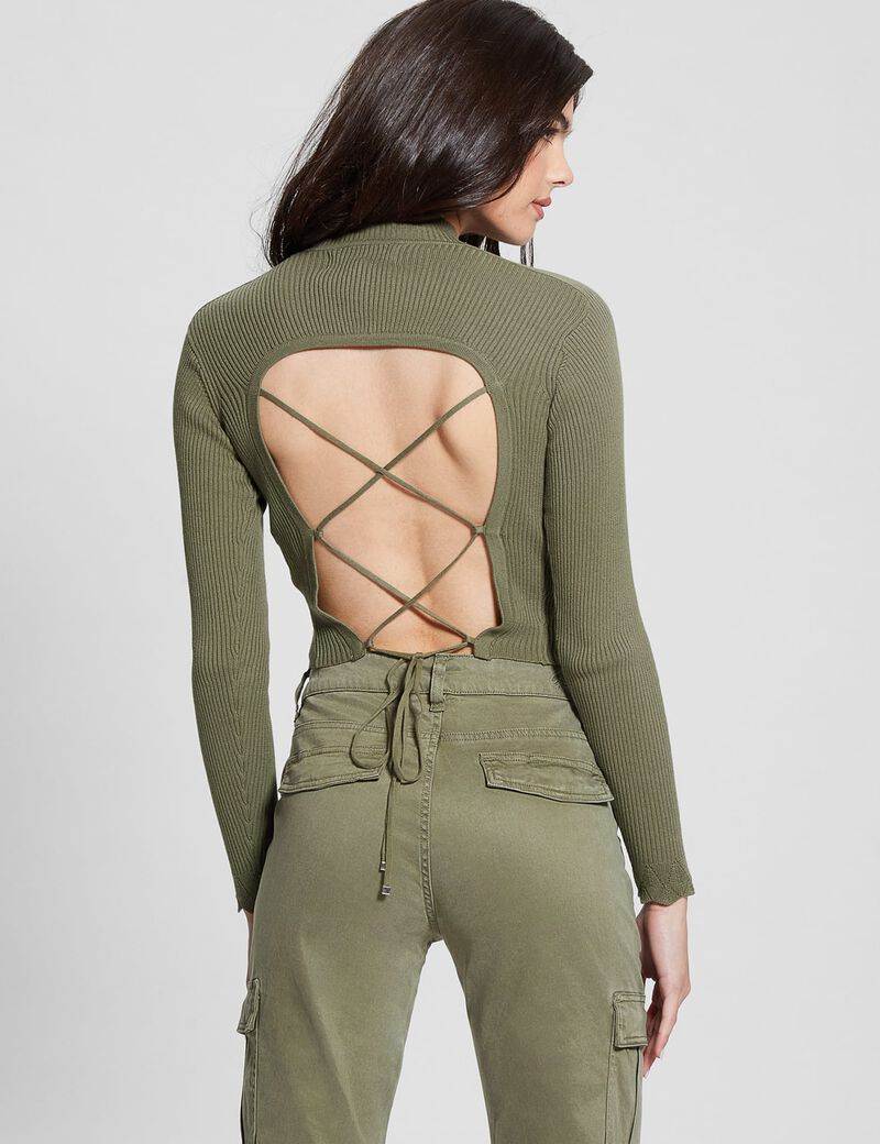 Marie Ls Open Back Swtr