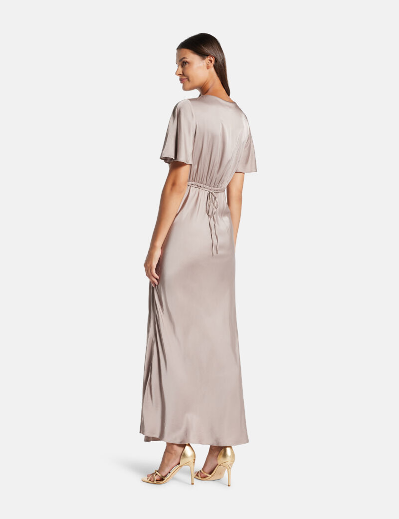 Martine split long dress