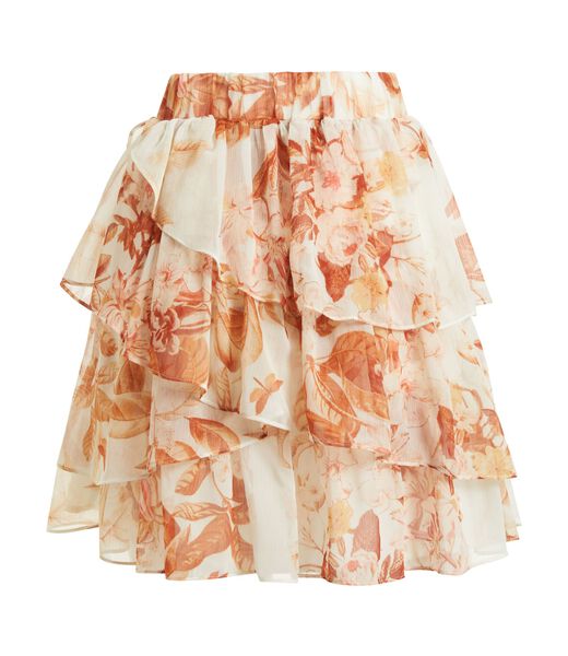 Floral Ruffle Skirt