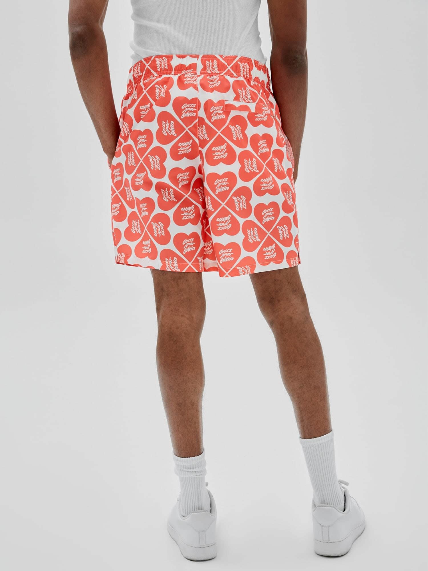 Shop GUESS Online J Balvin All Over Print Shorts