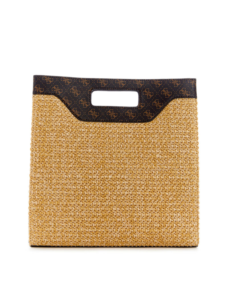 Kasinta Raffia Cutout Tote