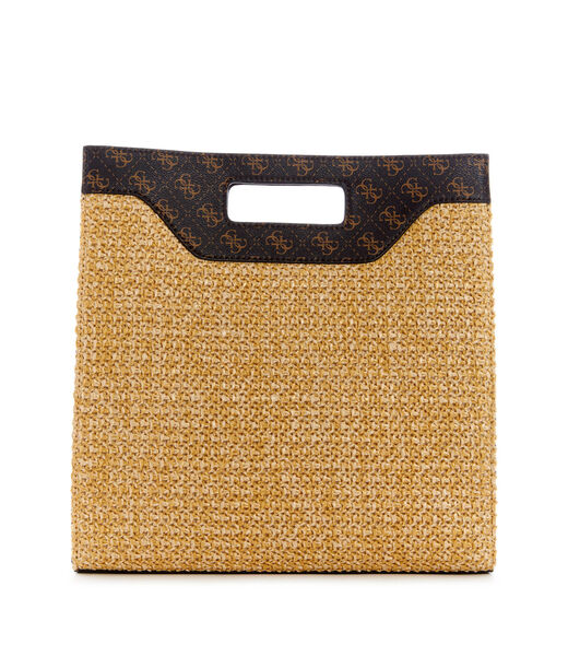 Kasinta Raffia Cutout Tote
