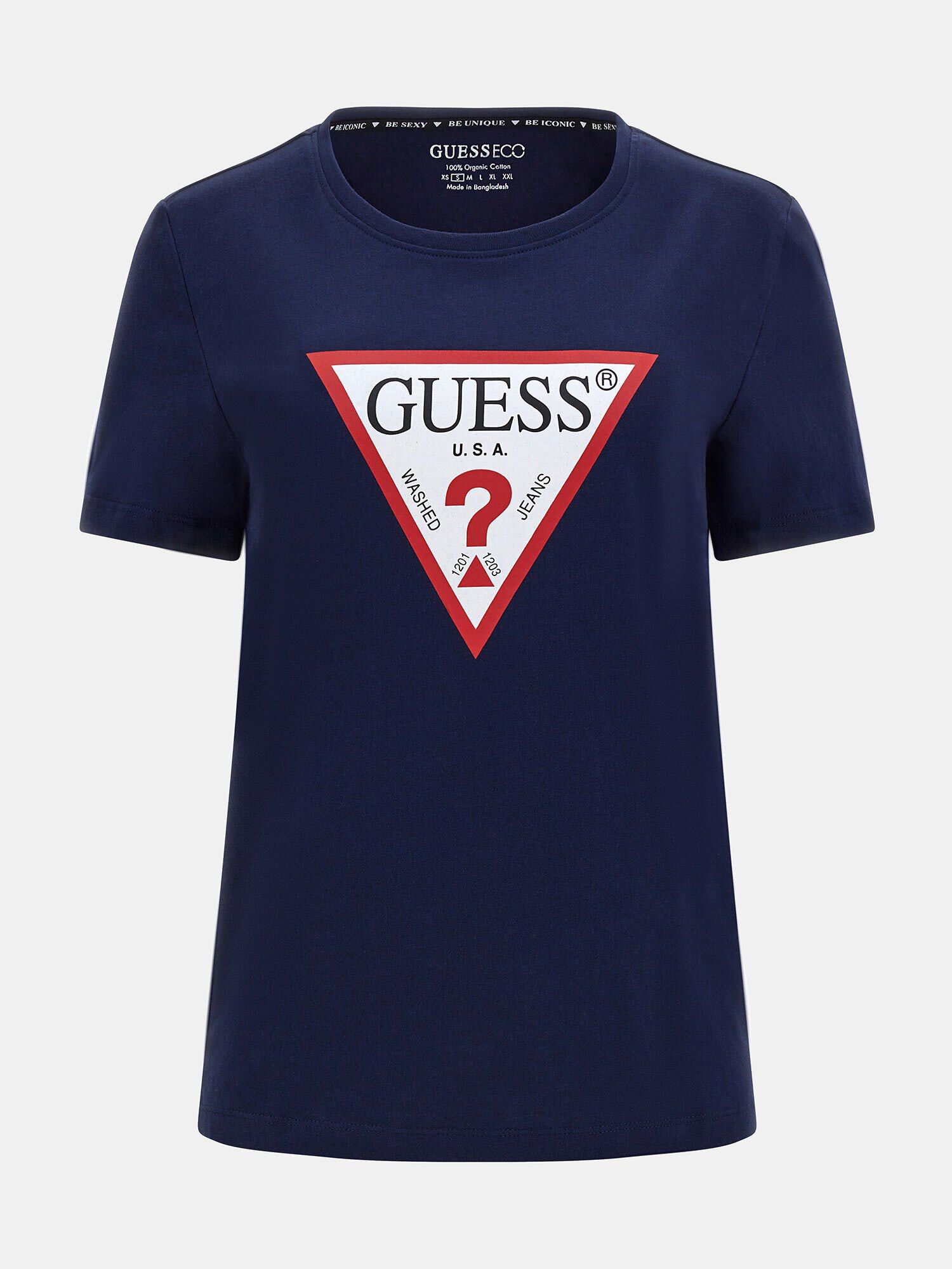 Guess blue cheap t shirt