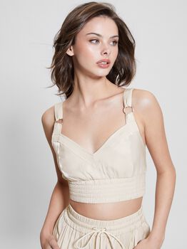 Satin Crop Top