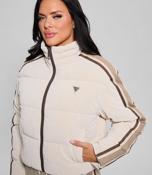 Contrasting band puffer