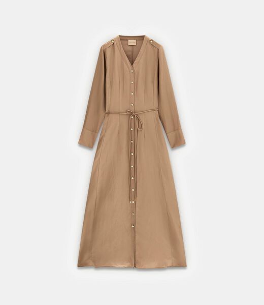 Aila Button Up Shirt Dress