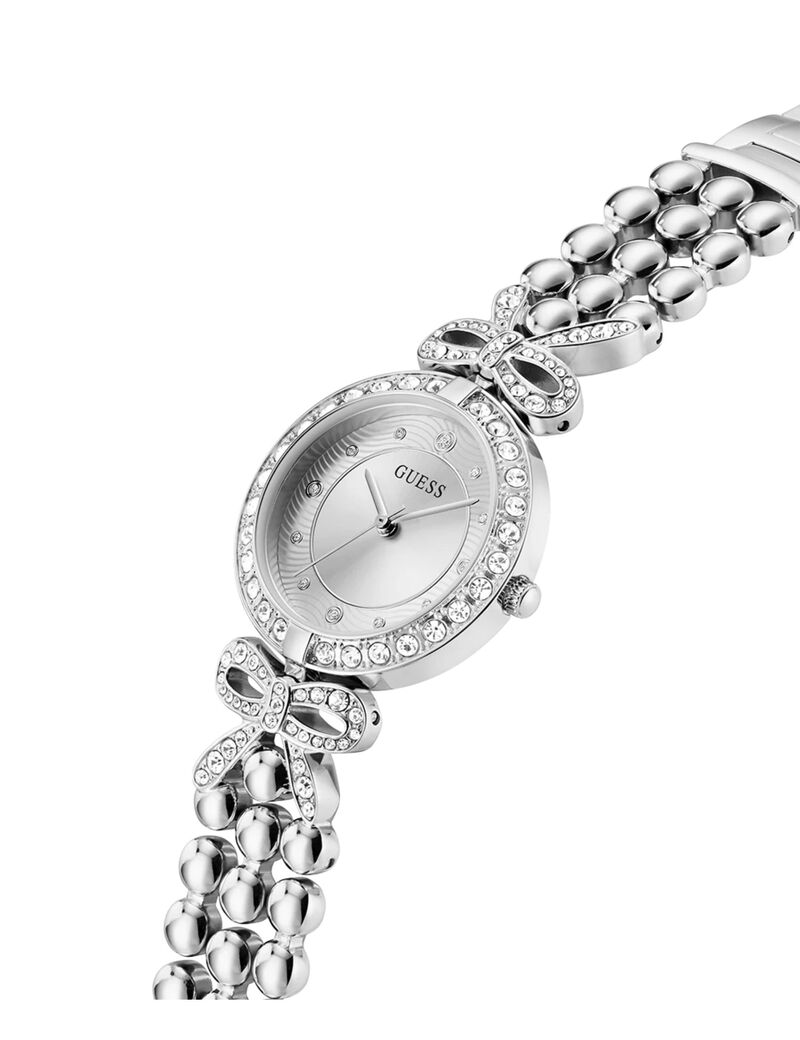 Ladies Silver Tone Analog Watch