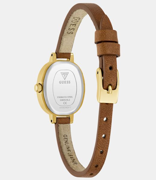 Ladies Brown Gold Tone Analog Watch