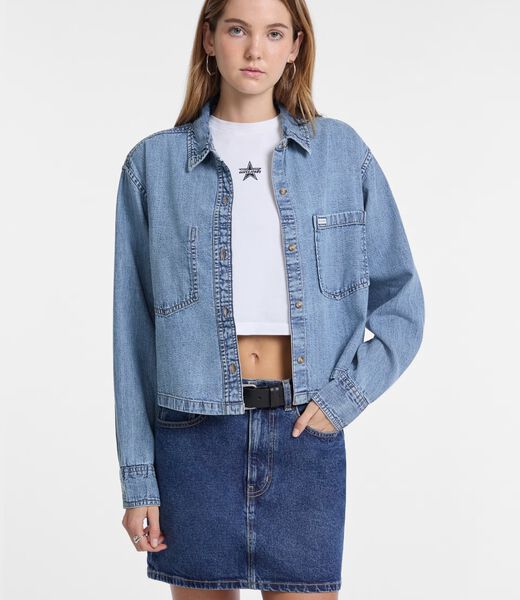 قميص جينز قصير