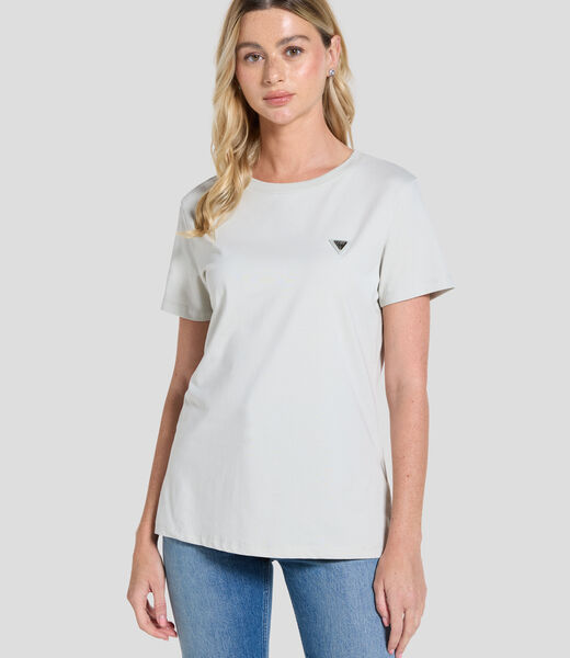 Triangle logo stretch t-shirt