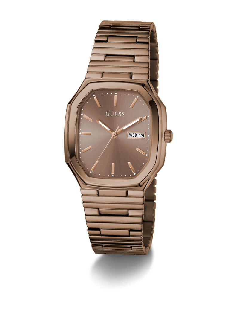 guess mens coffee date watch
