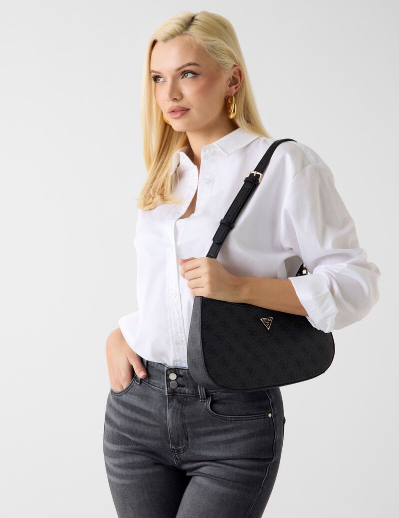 guess noelle 4g logo shoulder bag