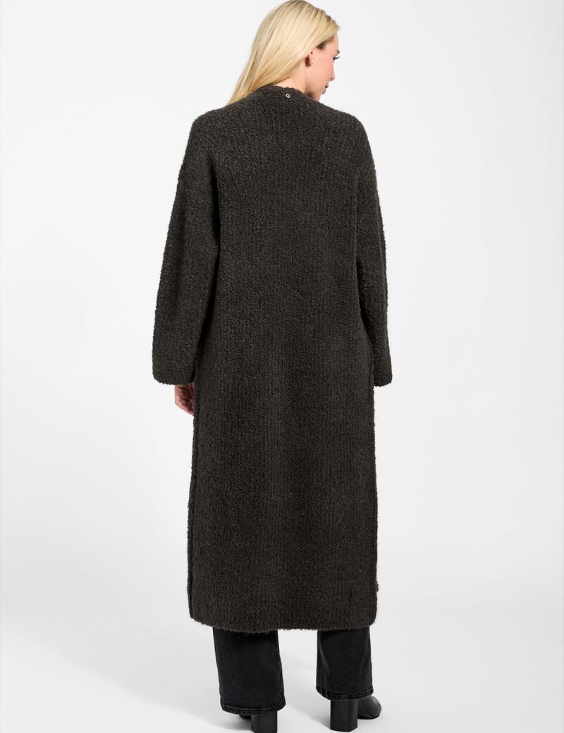 Beniko boucle midi cardigan