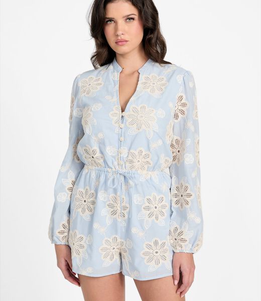 Embroidered romper