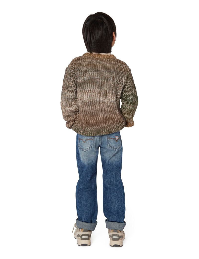 REGULAR FIT RIGID DENIM PANTS