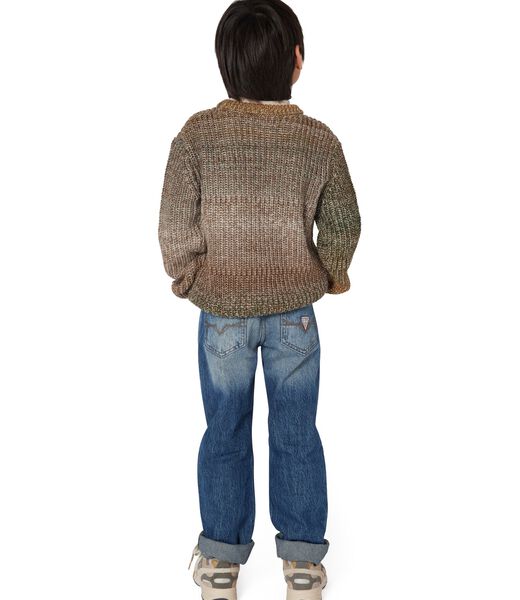 REGULAR FIT RIGID DENIM PANTS