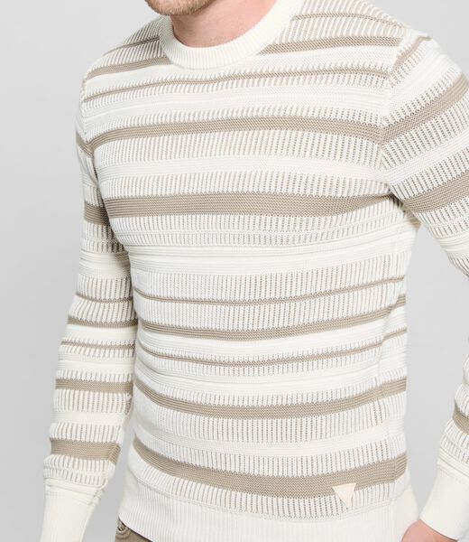 Regular-fit striped sweater
