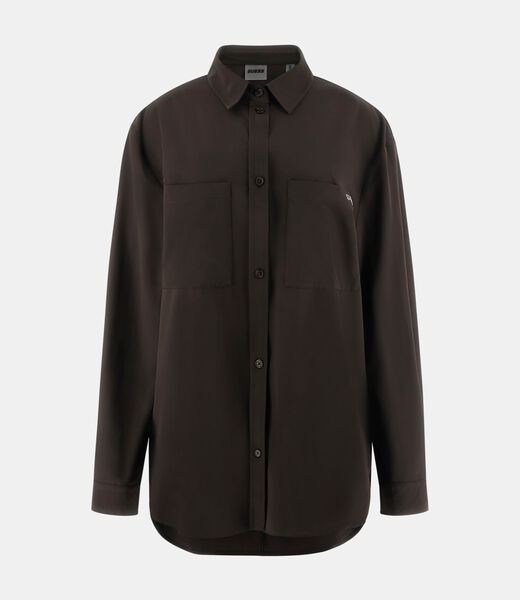 Long sleeves shacket