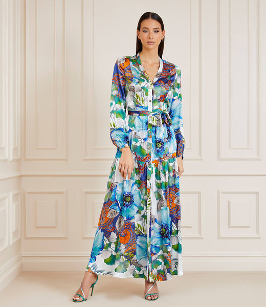 Marciano silk long dress