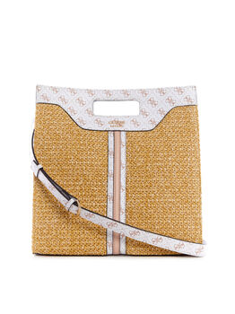 Kasinta Raffia Cutout Tote