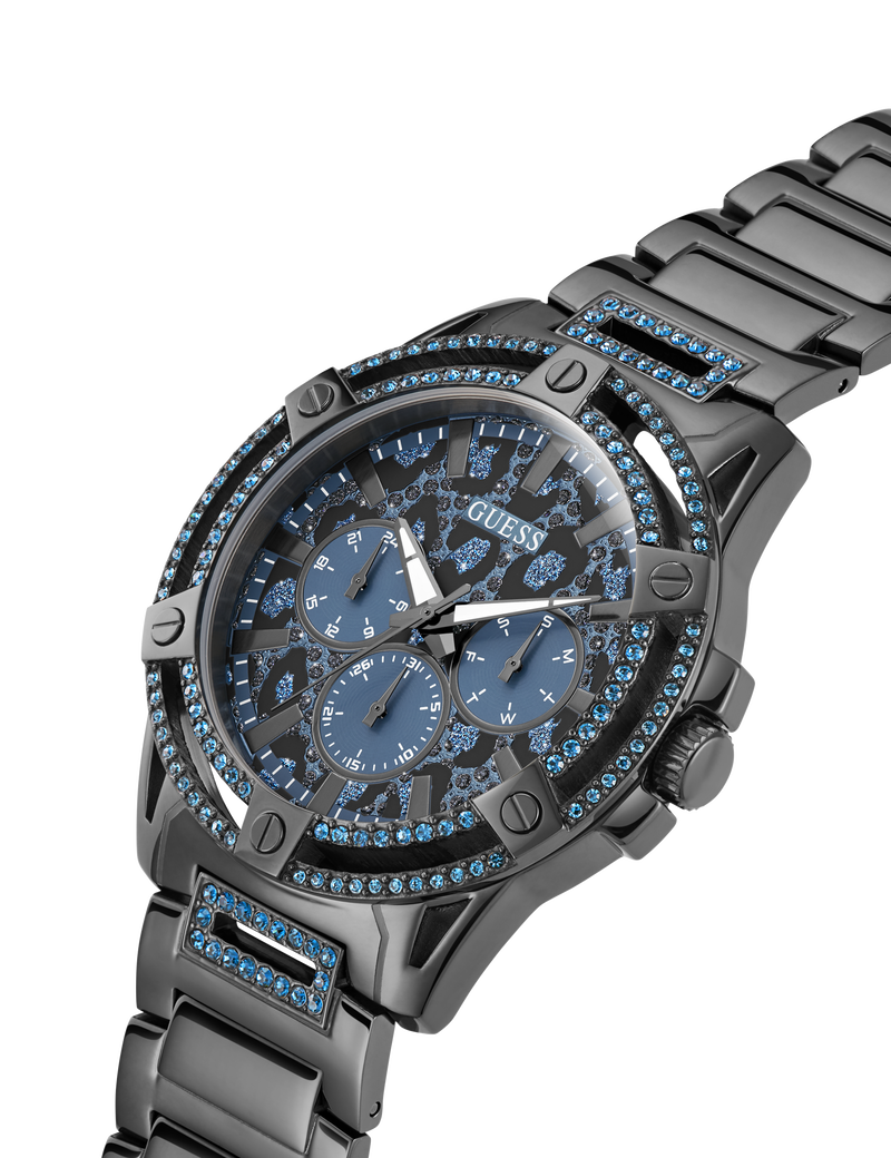 Mens Gunmetal Multi-function Watch