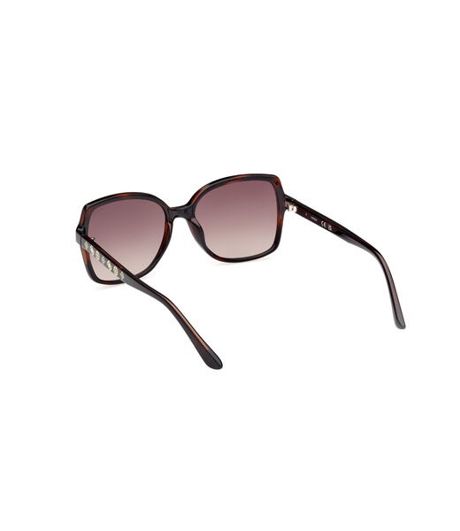 Injected Sun Glasses F Dark Havana Gradient Brown