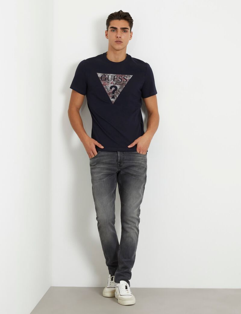 Triangle Logo Stretch T-Shirt