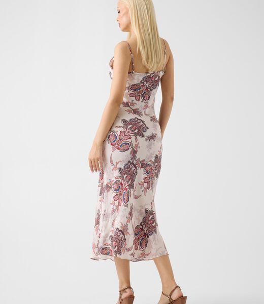 Satin midi dress