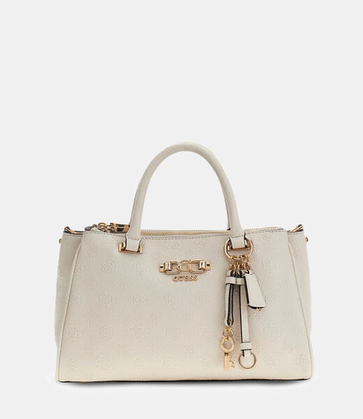 guess anise triple zip satchel bag